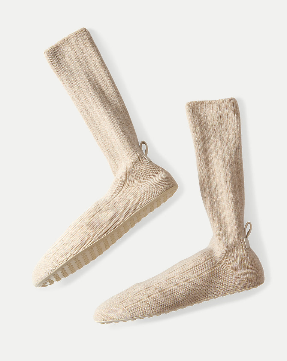 Recycled Cashmere Knit Shoes for Indoor & Outdoor | Brave Pudding